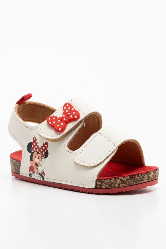 Minnie Double Strap White