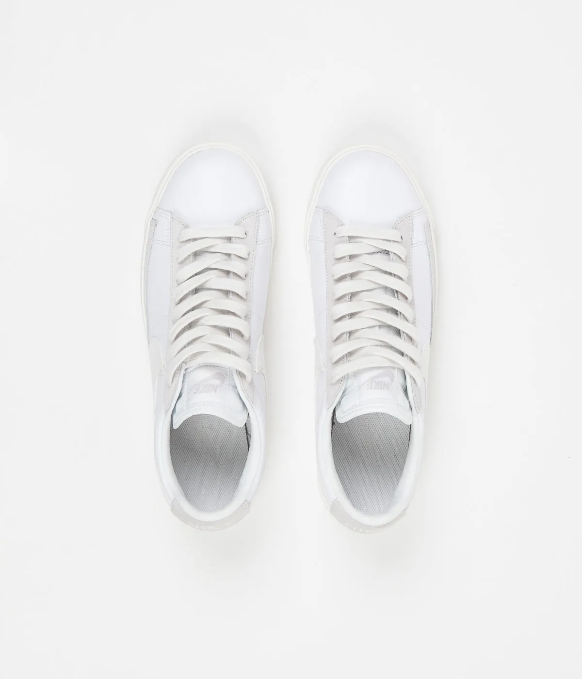 Nike Blazer Low Leather Shoes - White / Sail - Platinum Tint