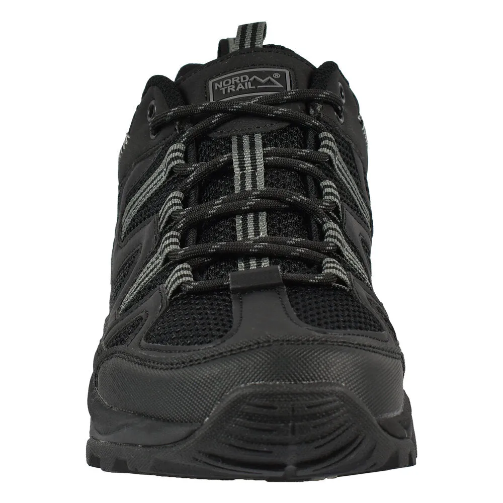 Nord Trail Men's Mt. Evans Black Hiking Trail Running Casual Shoe