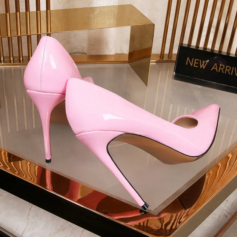 Patent Leather High Heels Pumps