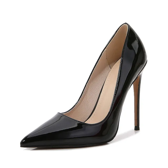 Patent Leather High Heels Pumps