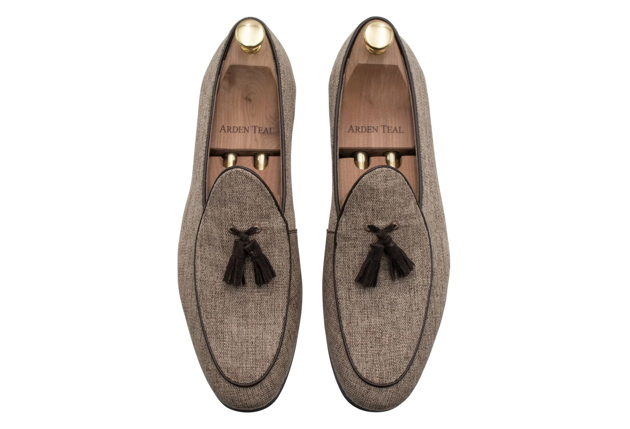 Rafael Brown Tassel Belgian Loafer