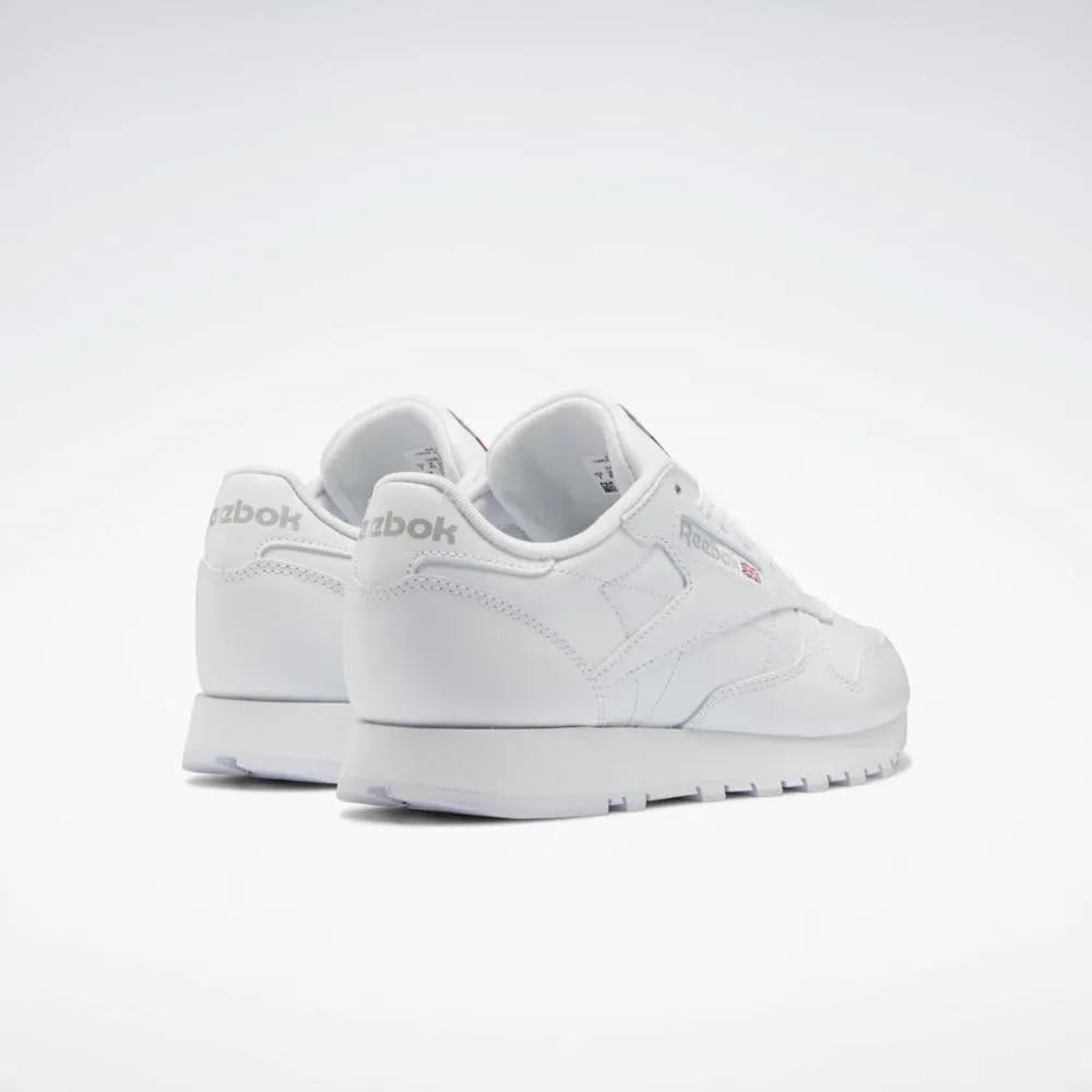 Reebok Footwear Women Classic Leather Shoes FTWR WHT/FTWR WHT/PURE GRY 3