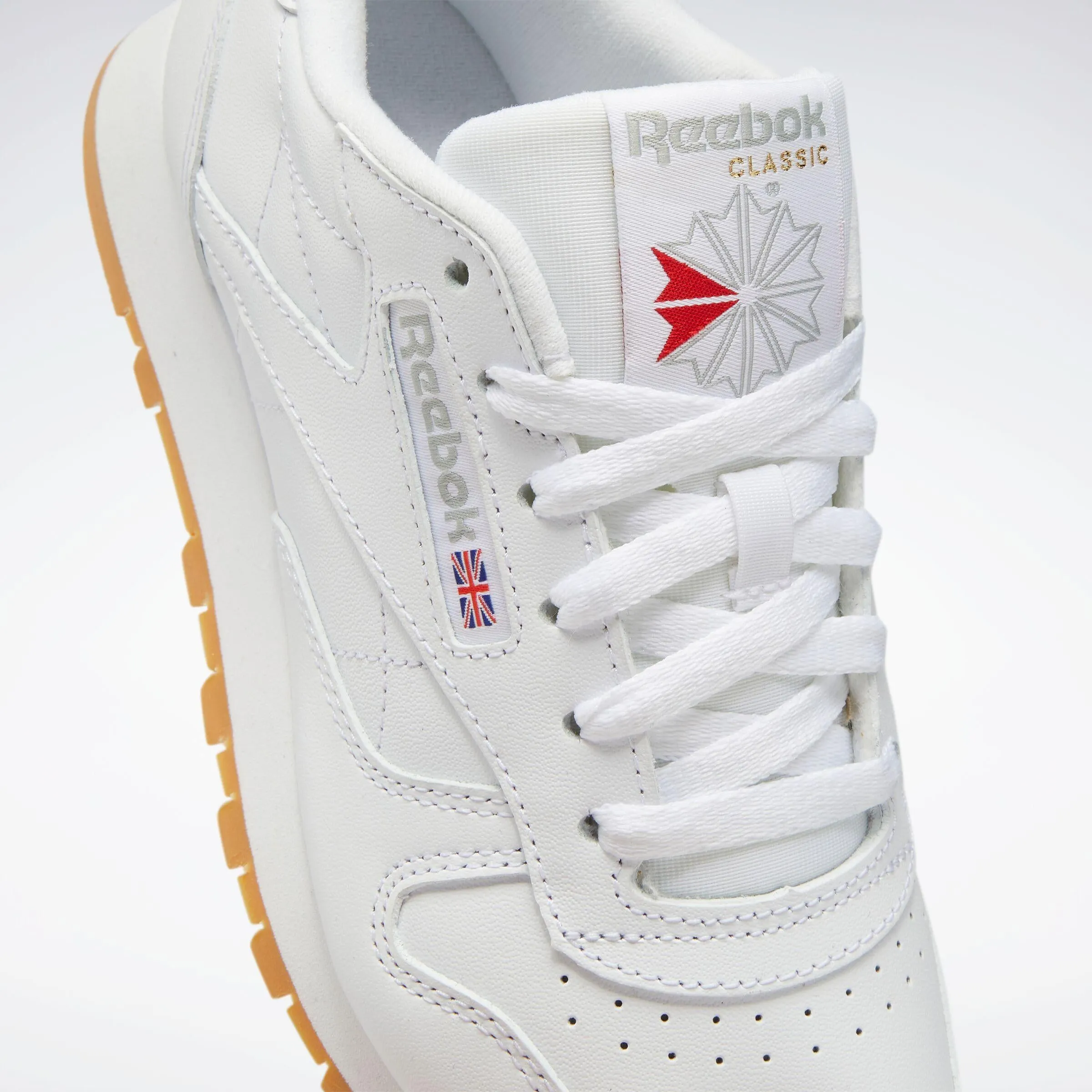 Reebok Footwear Women Classic Leather Shoes FTWR WHT/PURE GRY 3/REEBOK RUB