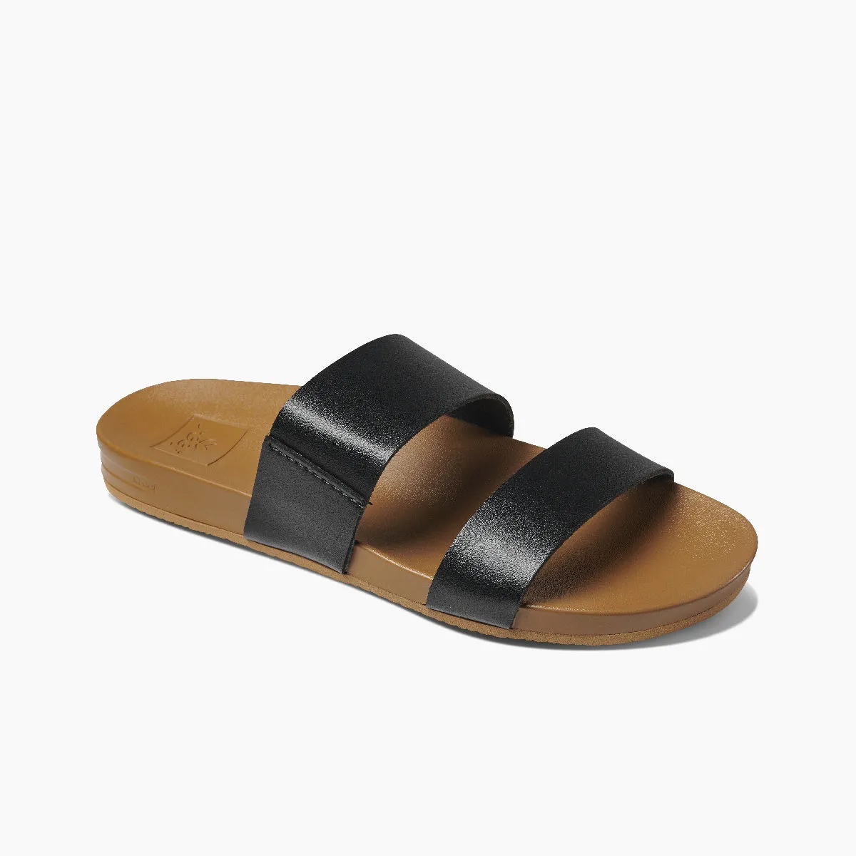 REEF CUSHION VISTA WOMENS SANDAL - BLACK/NATURAL