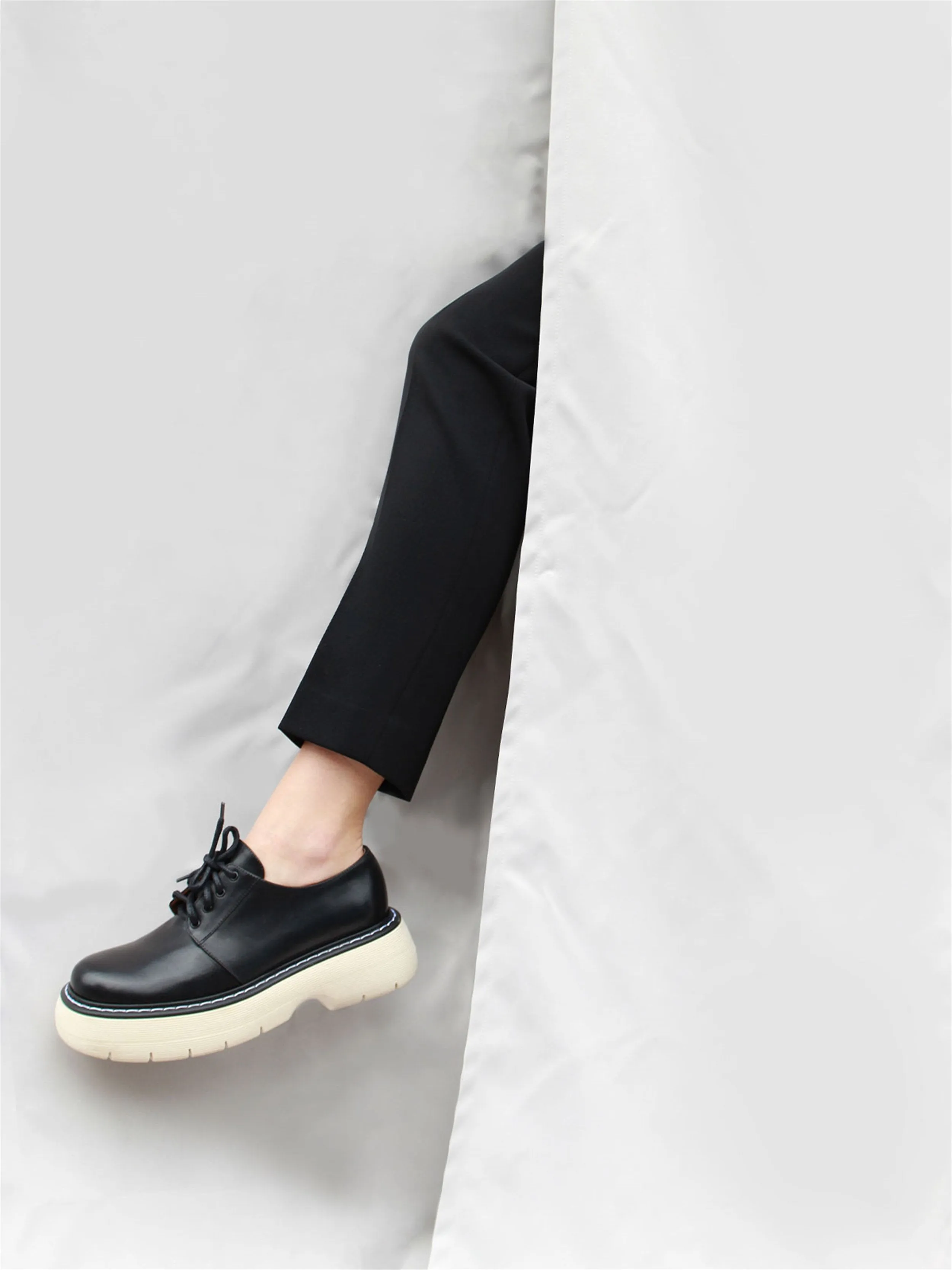 Sarezzo Black Chunky Loafers