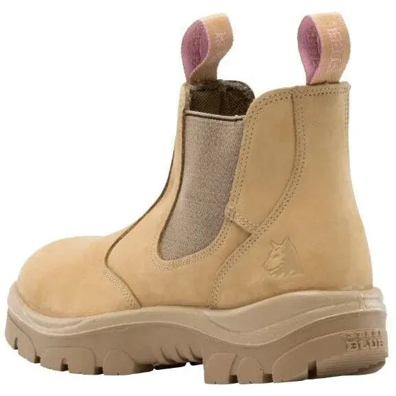 Steel Blue Women's Hobart Ladies 6" WP Steel Toe Romeo Work Boot - Sand - 812891