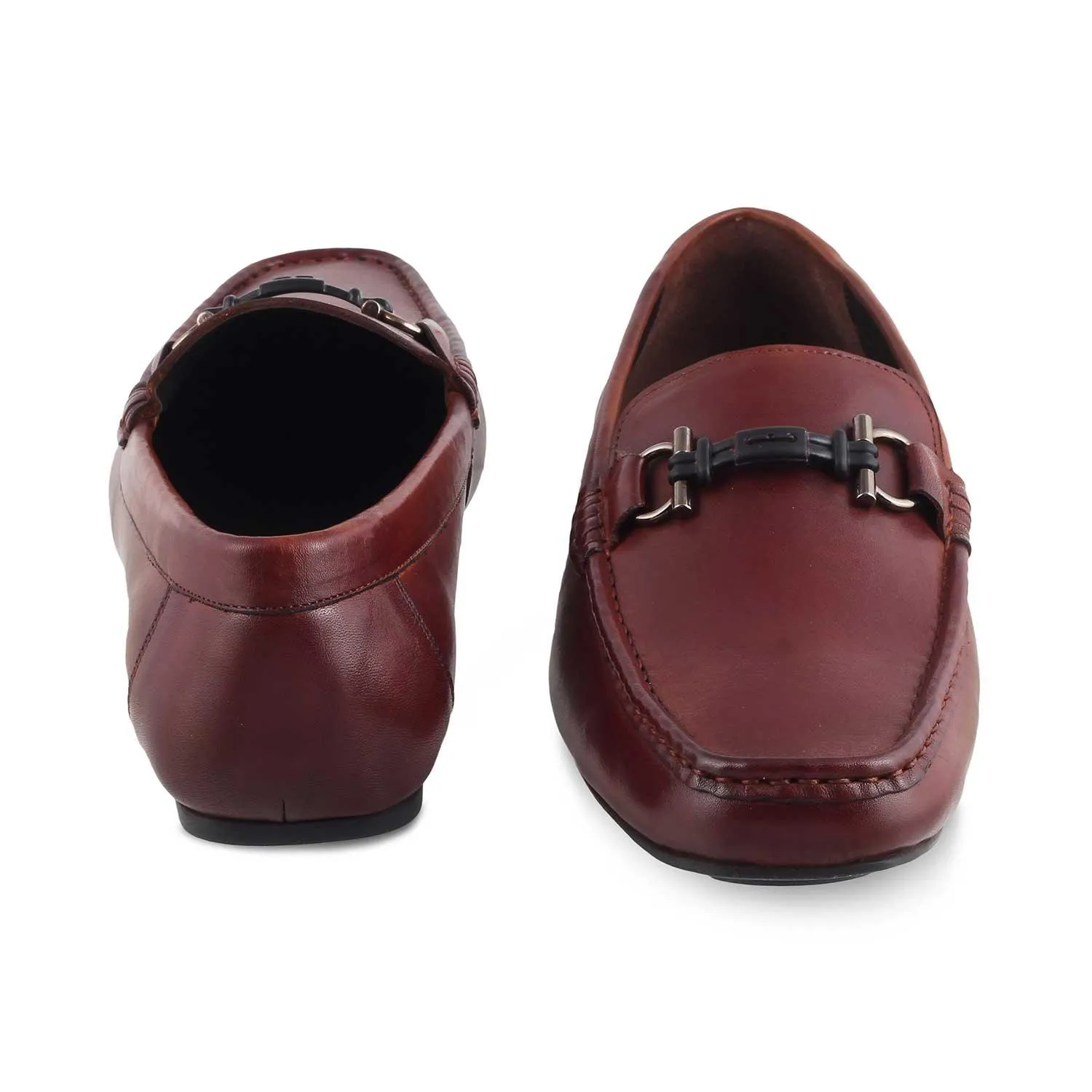 The Proter Tan Men's Leather Loafers Tresmode