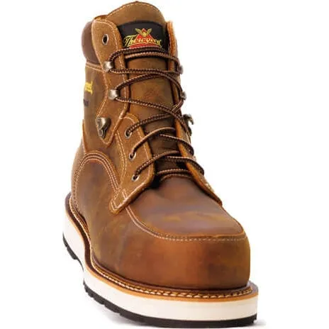 Thorogood Men's Iron River Series 6" ST Waterproof Work Boot -Brown- 804-4145