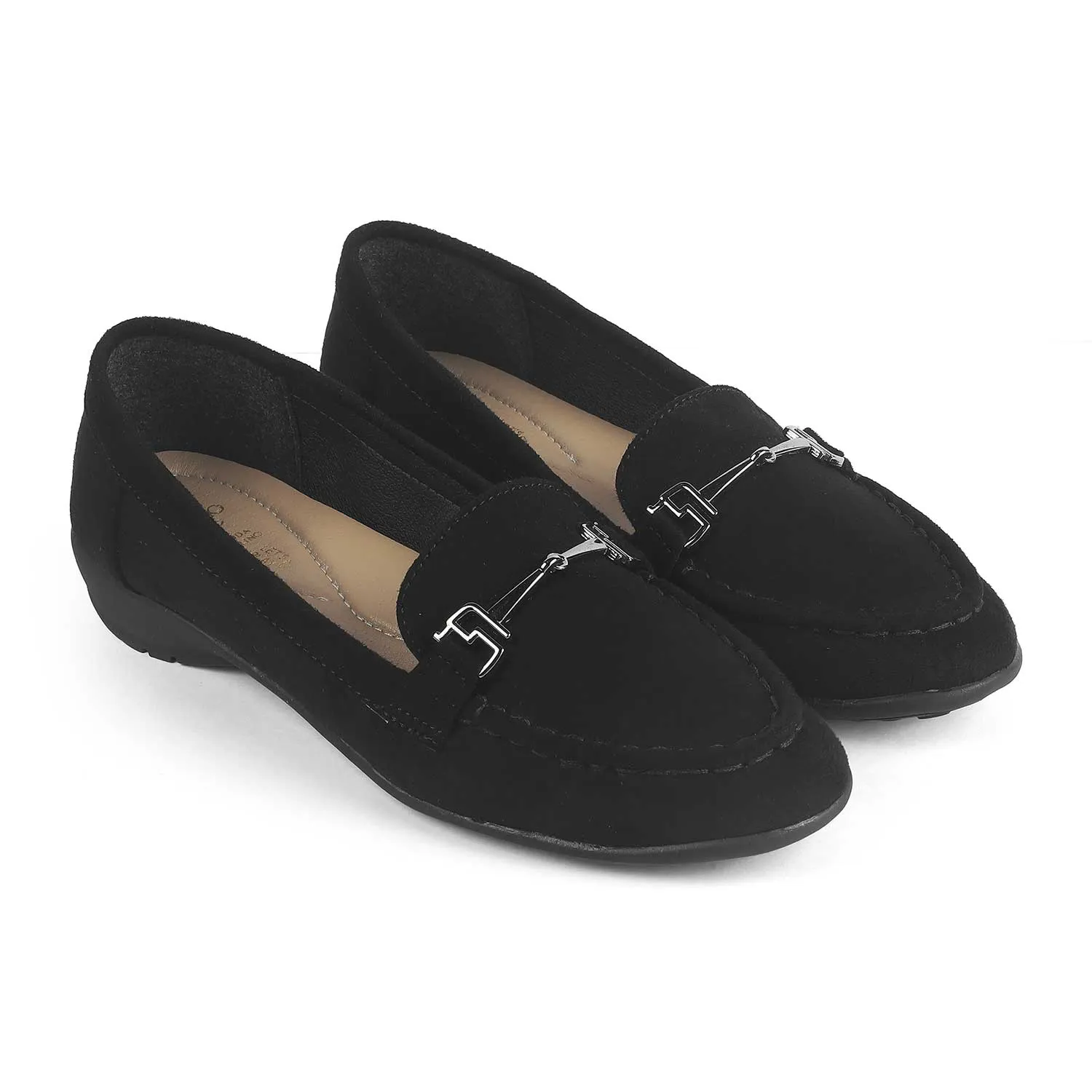 Tresmode Angie Black Women's Casual Loafers