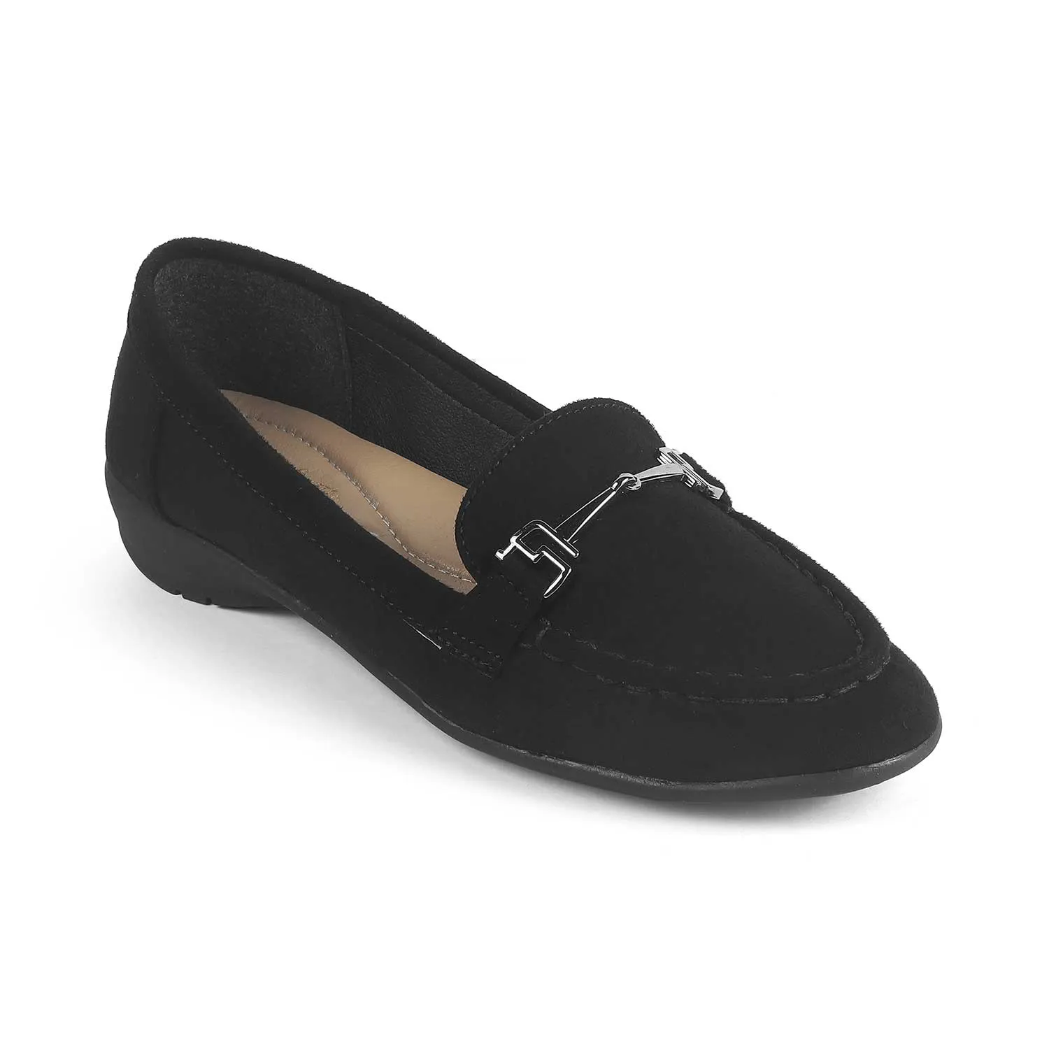 Tresmode Angie Black Women's Casual Loafers