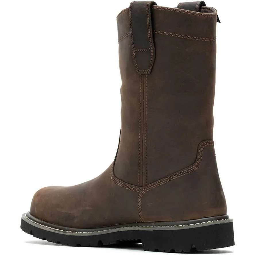 Wolverine Men's Revival 10" Comp Toe WP Wellington Work Boot- Brown- W241020